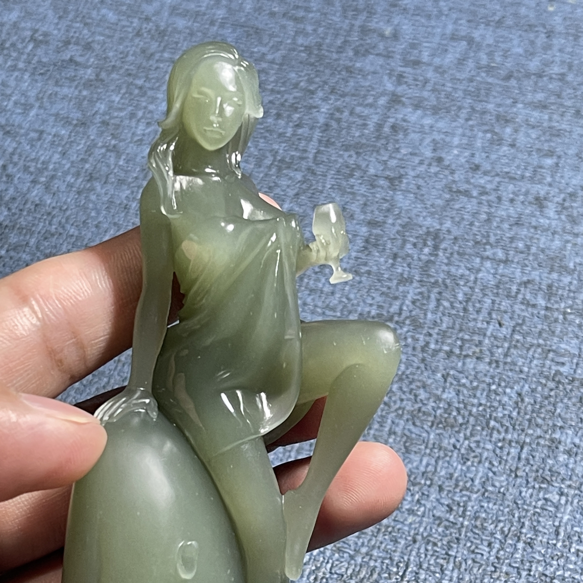 岁月静好，和田玉把件