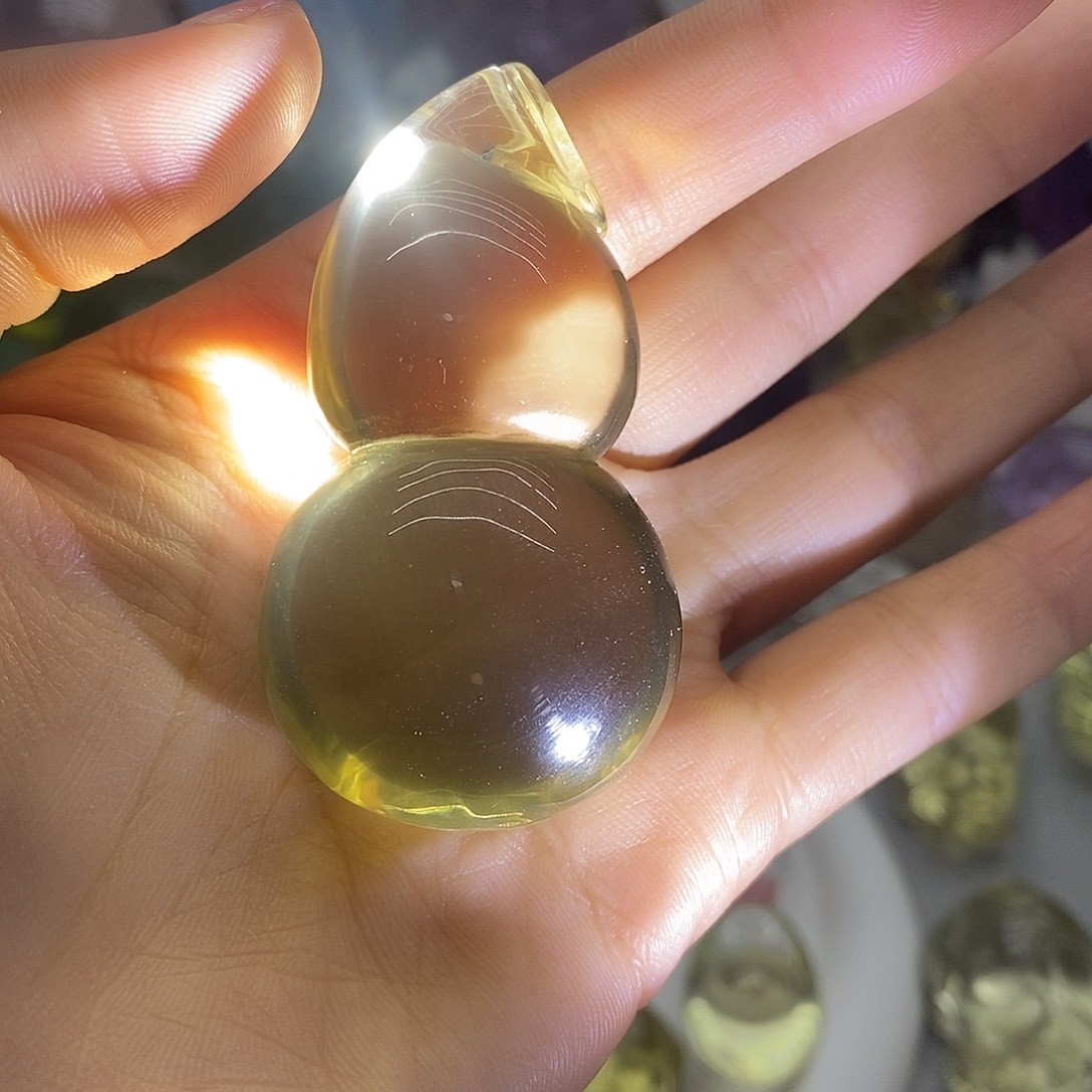 水晶摆件未镶嵌吊坠