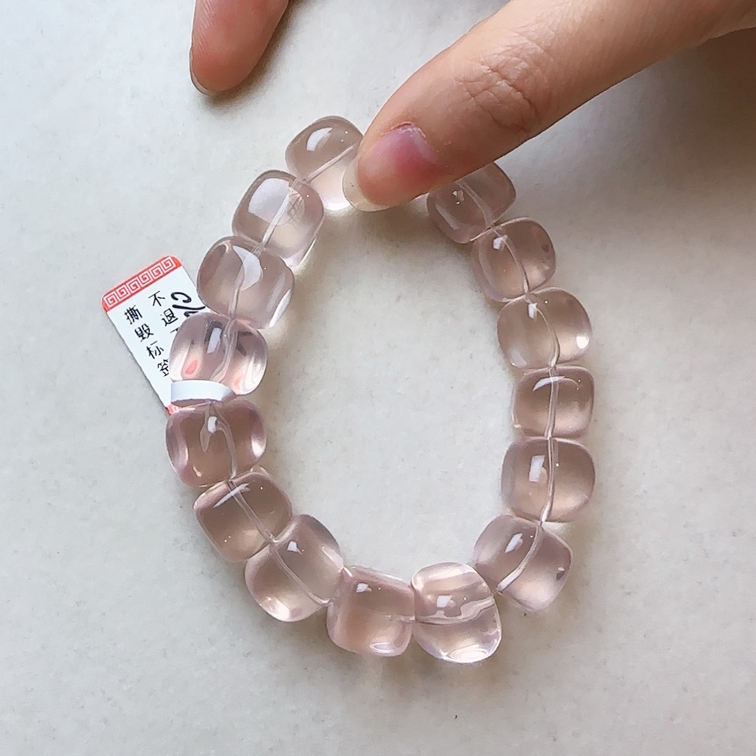 水晶手链未镶嵌晶**凉大气上档次