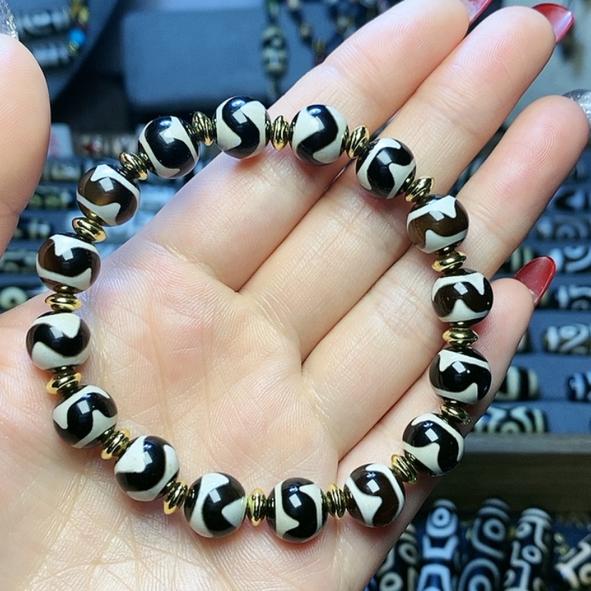 【闪购商品】玛瑙/玉髓手链足铂镶嵌