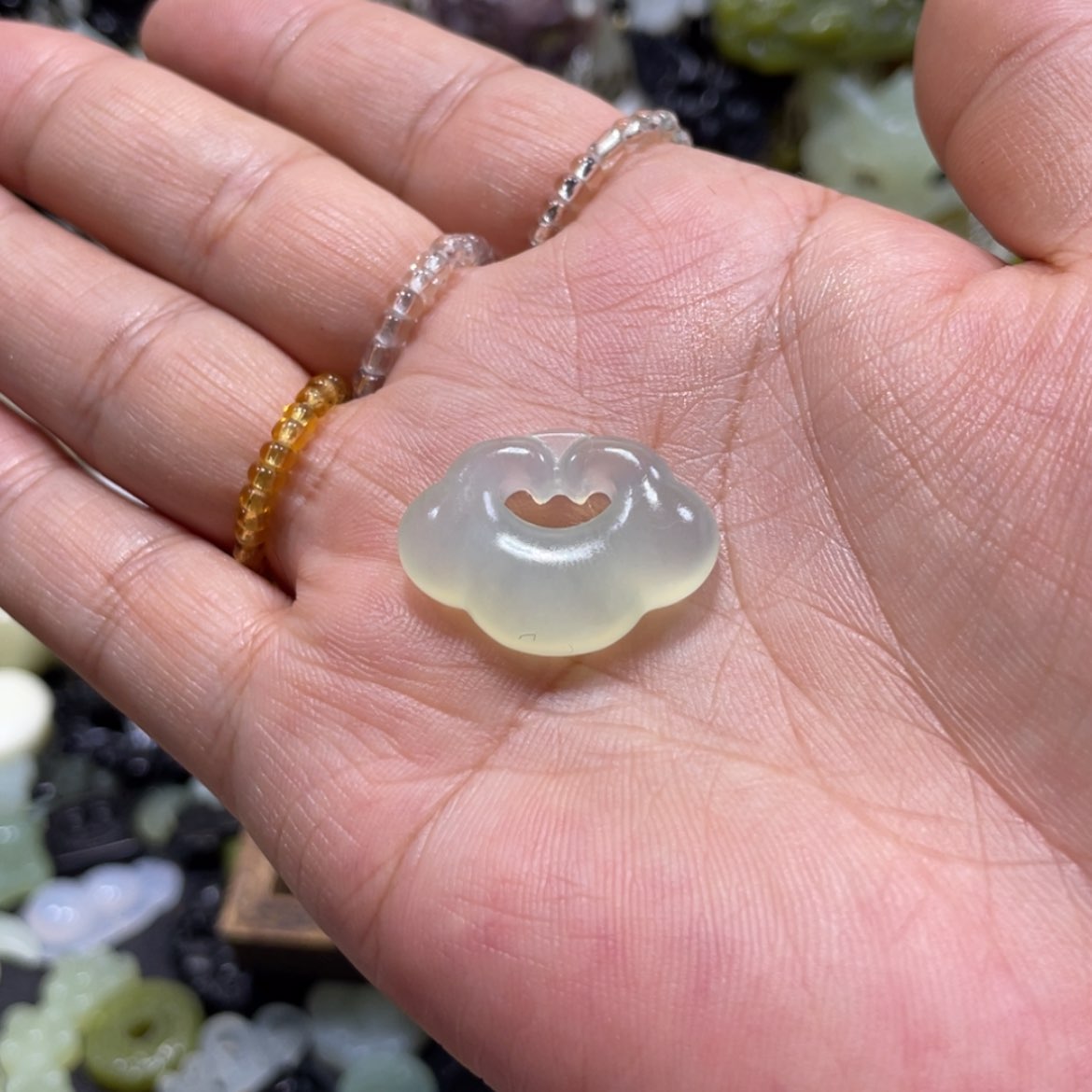 【闪购商品】岫玉颈饰未镶嵌27吊坠