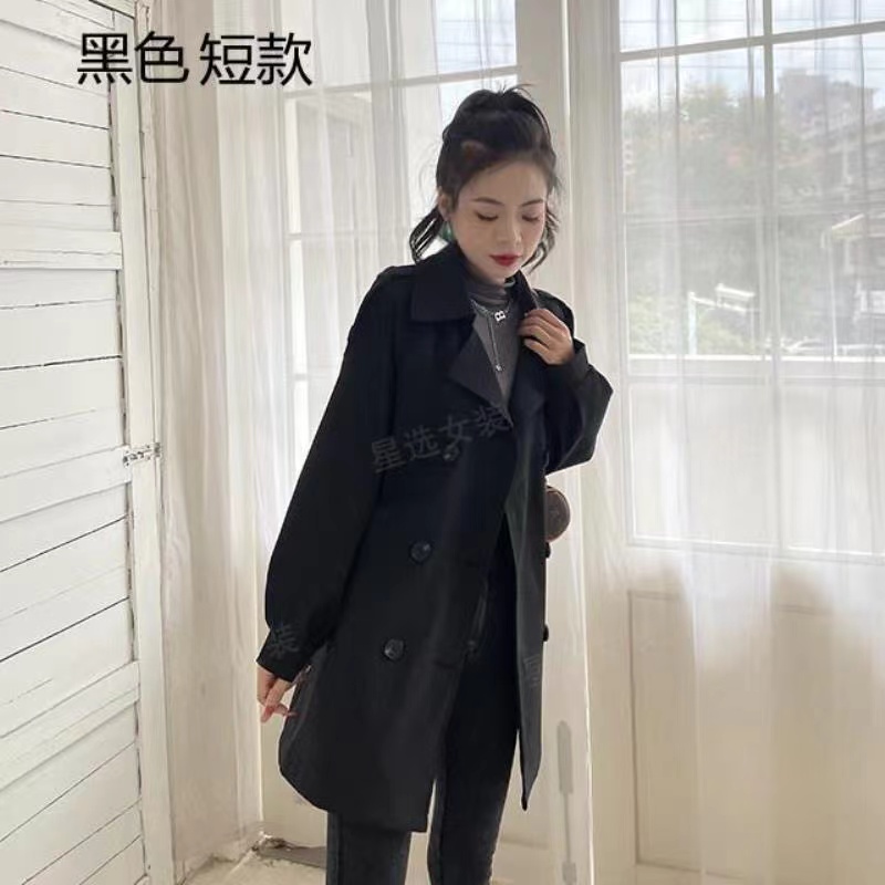 【林林专属】风衣外套女款新款小个子韩版气质大衣秋8588