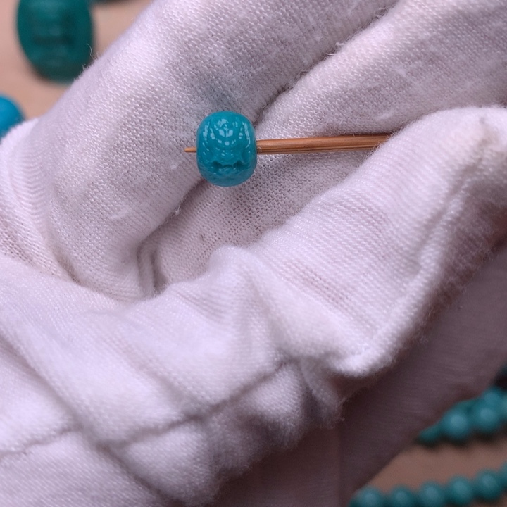 绿松石龙鼓珠7.8未镶嵌