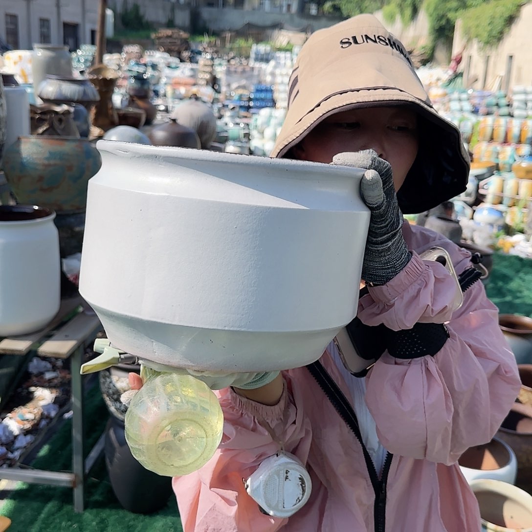 紫砂花盆王嫂花盆直播0627-732高18口25