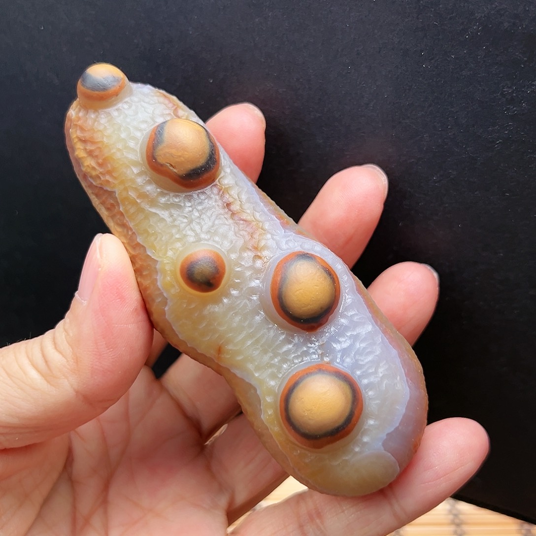 未镶嵌玛瑙/玉髓珠宝半成品