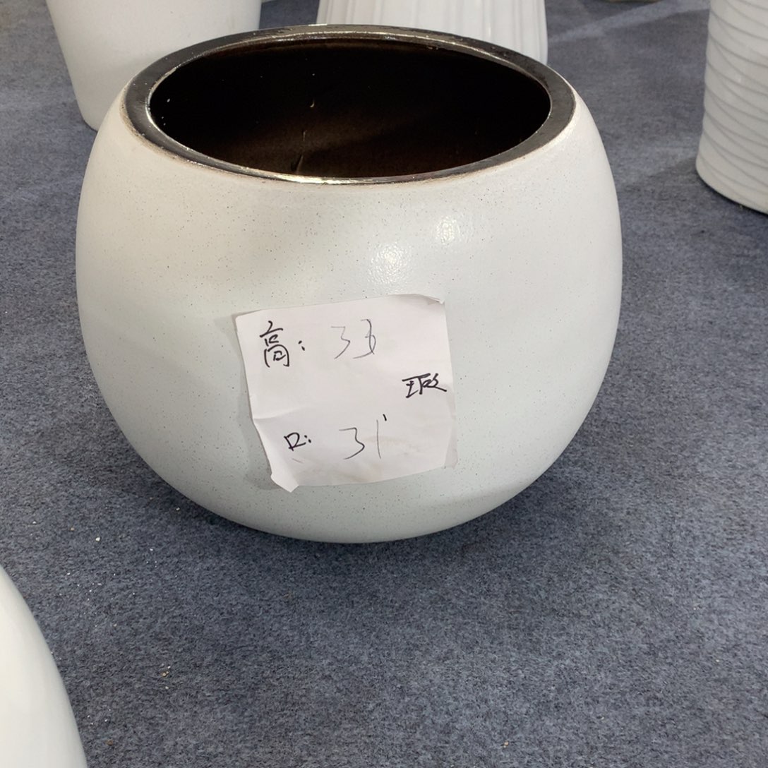 高温陶瓷花盆微瑕