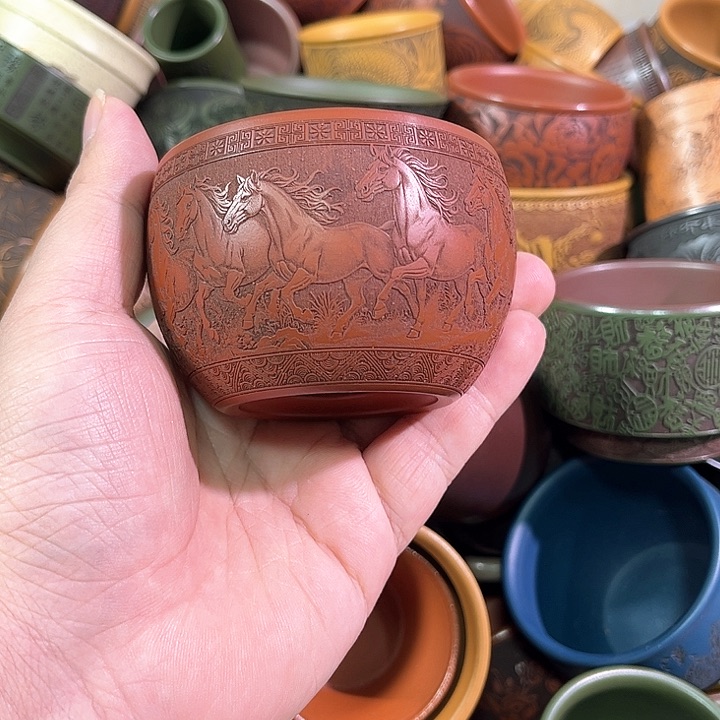 茶杯紫砂全手工紫砂主人杯