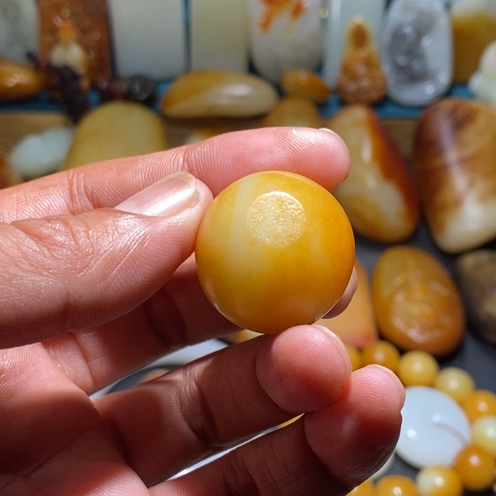 和田玉未镶嵌项圈26锁骨珠