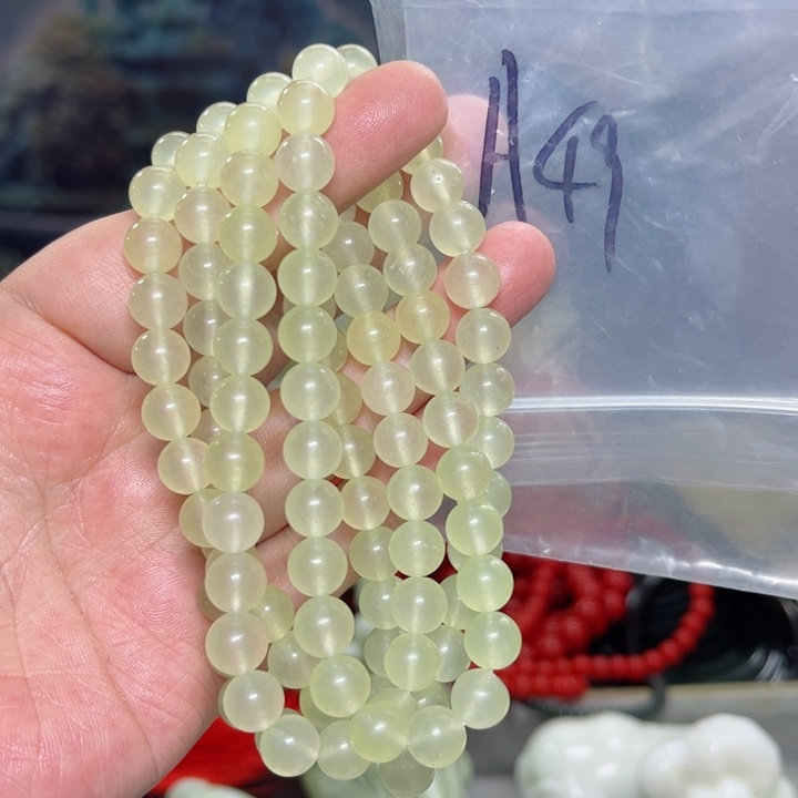 蛇纹石玉颈饰未镶嵌用****3