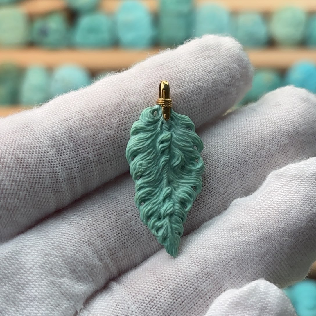 绿松石未镶嵌配饰