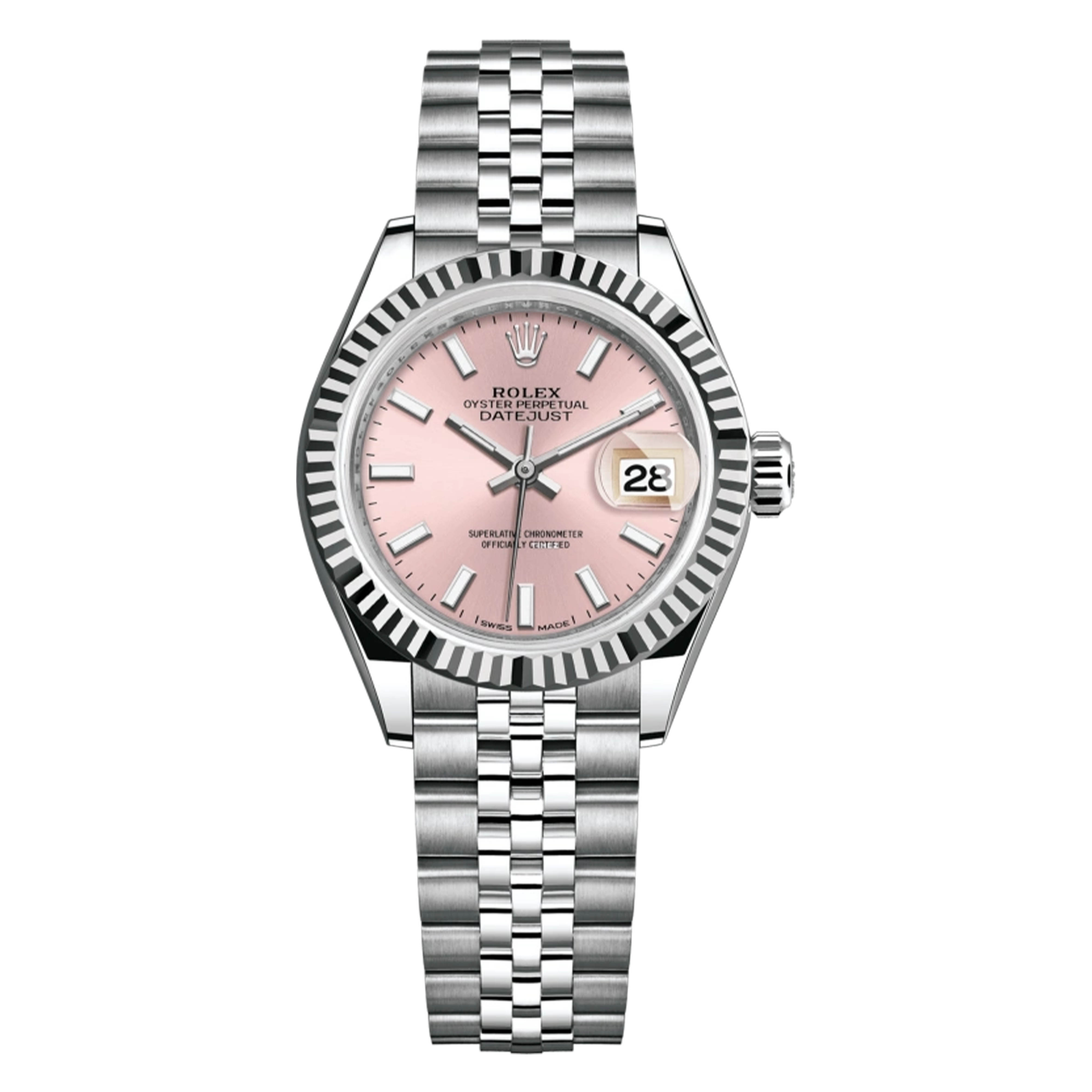 未使用 Rolex/劳力士 /279174粉条日志/28mm