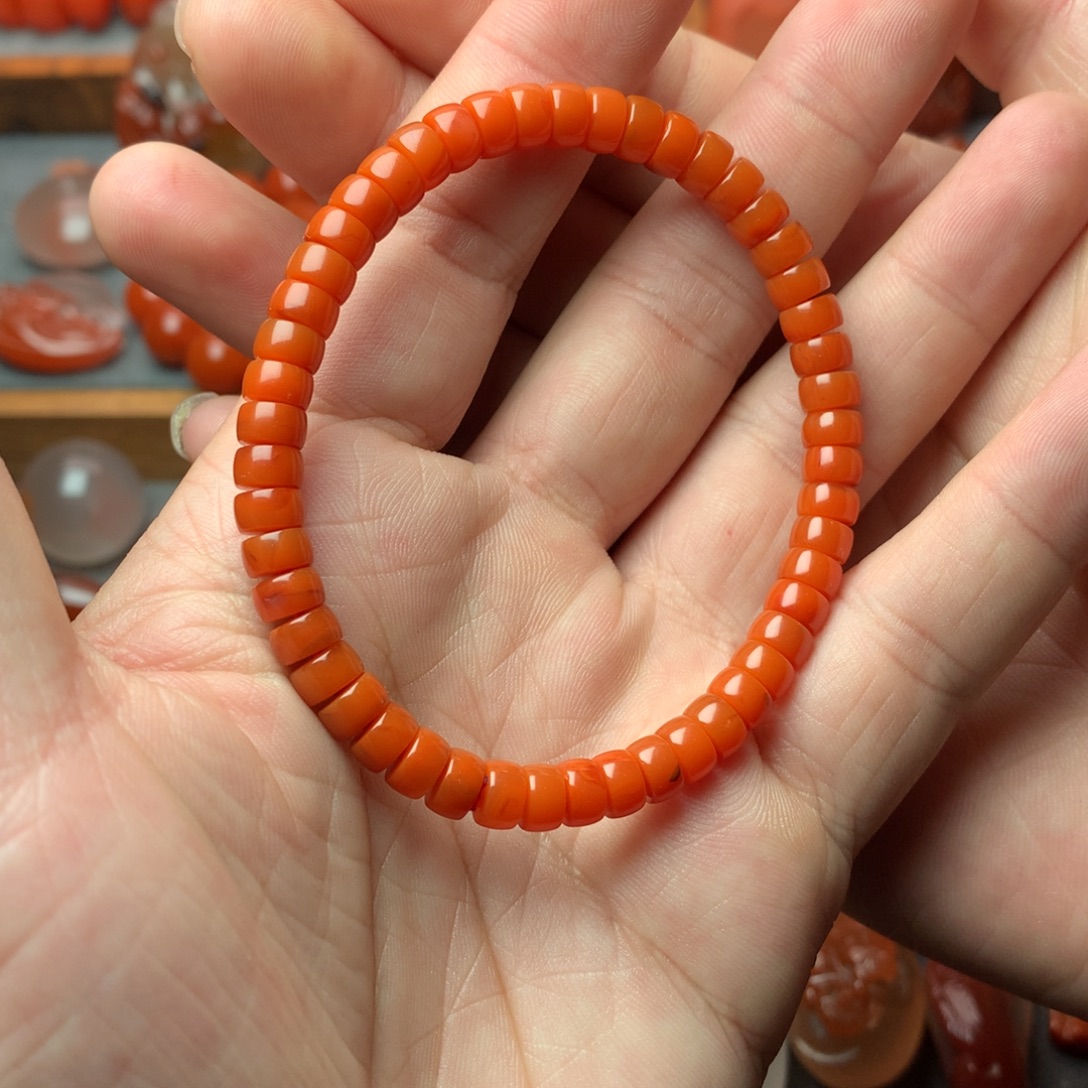 南红玛瑙未镶嵌1东山大水沟直切单圈