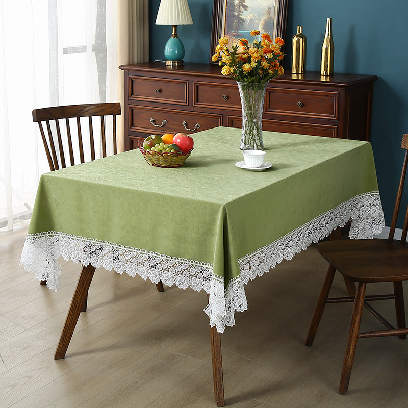 新款轻奢柔软牛奶绒布艺防水油茶几餐桌布桌垫