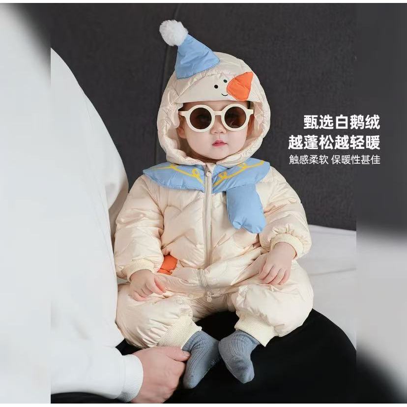 【2026年新款】巴品牌商场婴儿加厚连体衣羽绒服