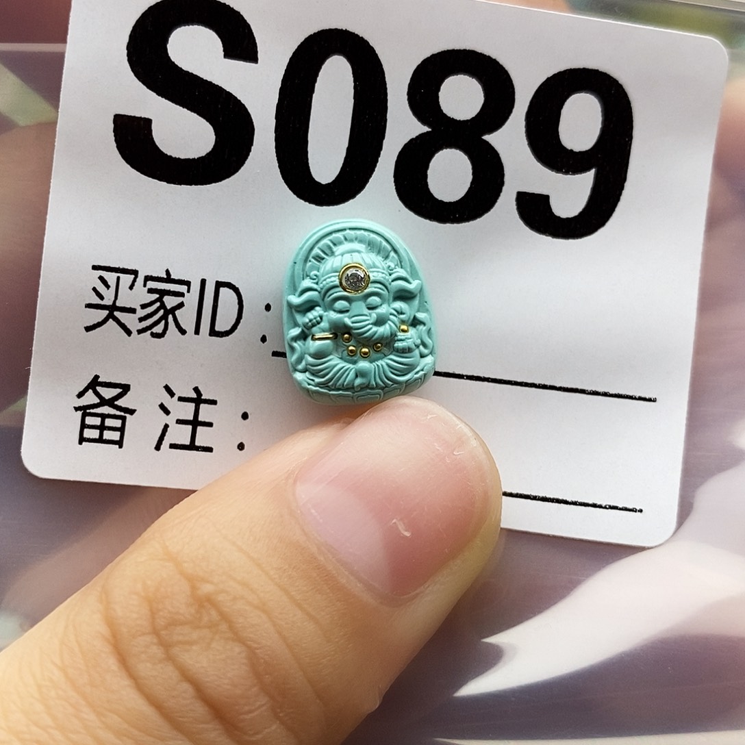 绿松石未镶嵌配饰