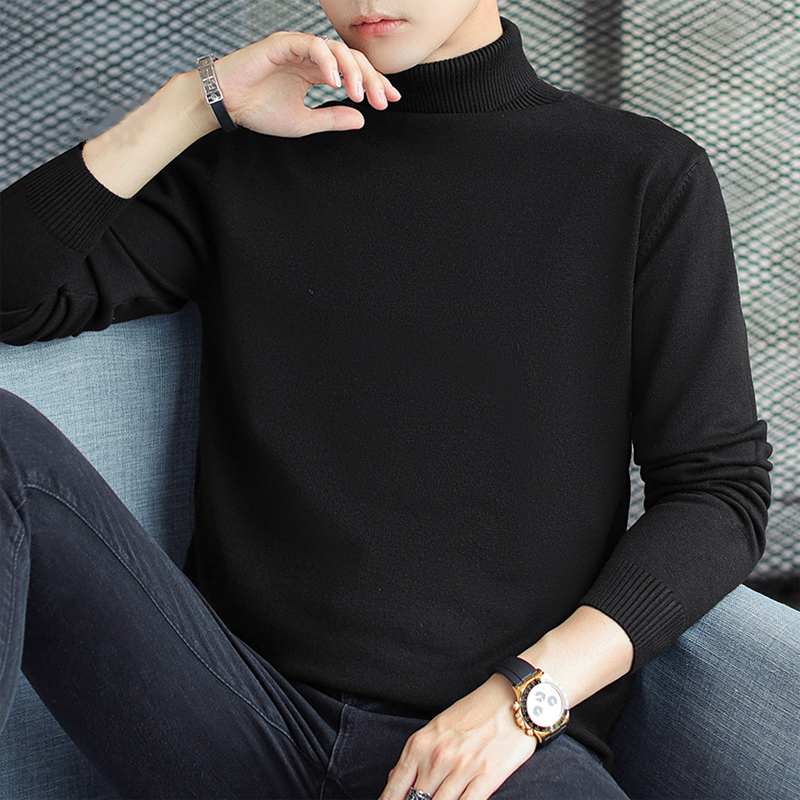 SGOGEK/兽格男士长袖毛衣韩版潮流打底衫秋冬季新款加厚针织衫
