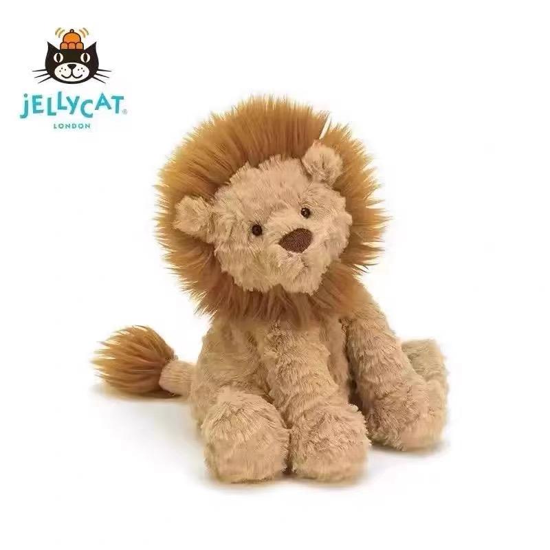 Jellycat波浪毛狮子毛绒公仔柔软陪伴安抚玩具可爱玩偶送礼物送礼