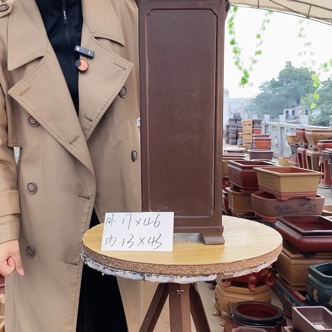 花盆紫砂紫砂花盆口不正