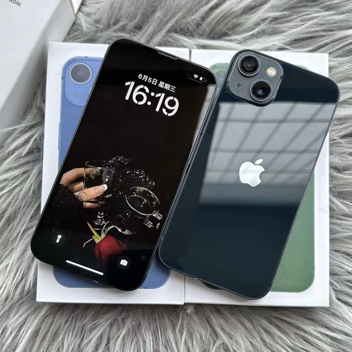 95新 Apple/苹果 苹果13备用机学生拍照直播游戏机便宜iPhone13