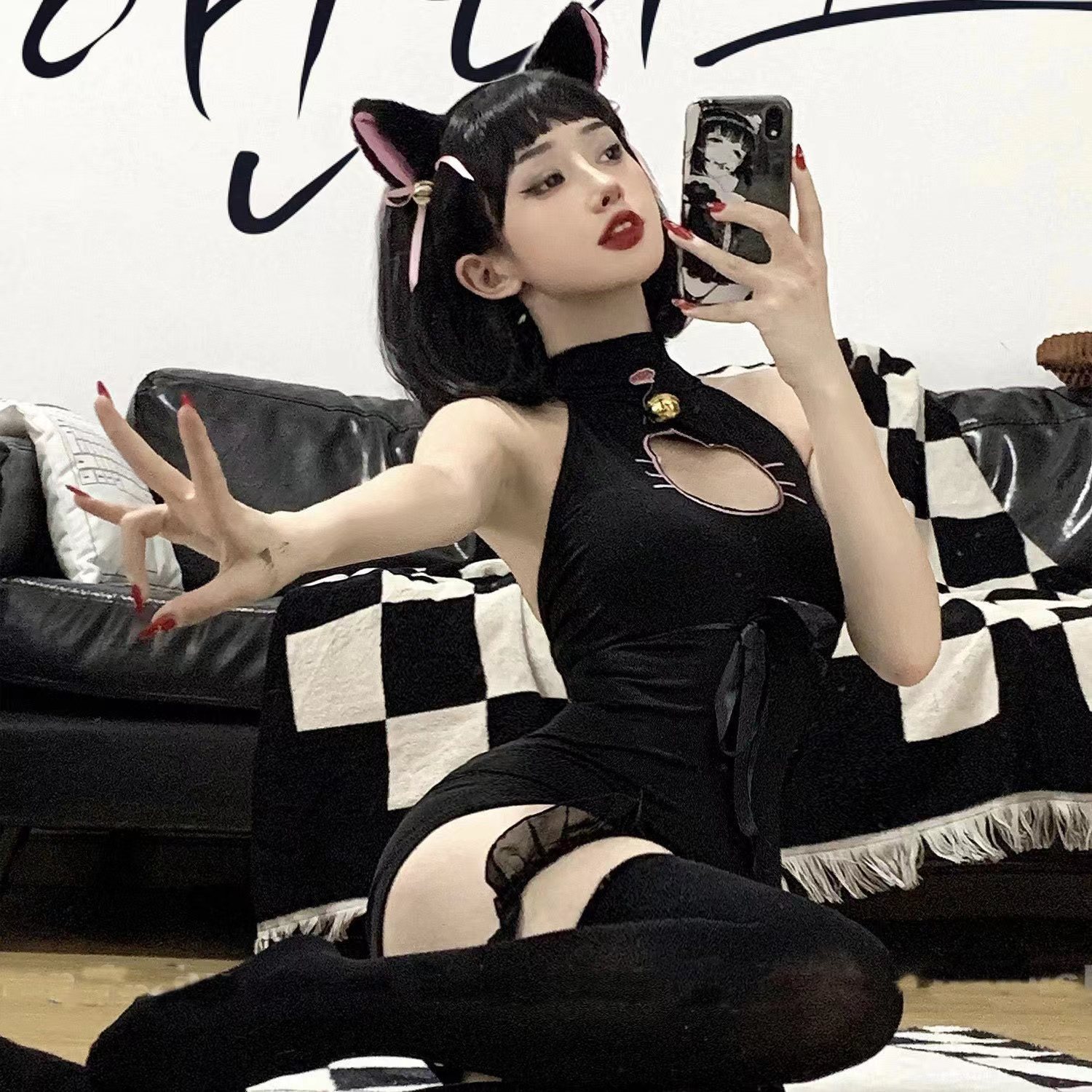 情感趣味睡衣女性感内衣火辣纯欲战袍战衣制服ny圣诞节情绪套装肚