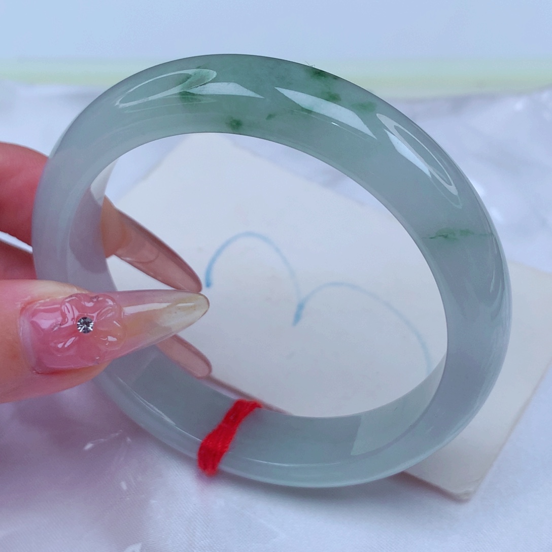 翡翠手镯未镶嵌天然缅甸翡翠A货手镯