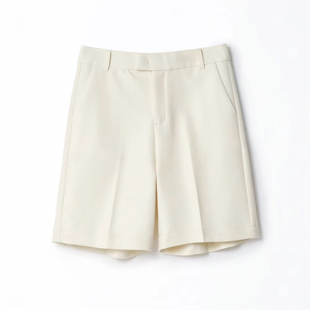 ##C098经典款侧面拼接直筒裤