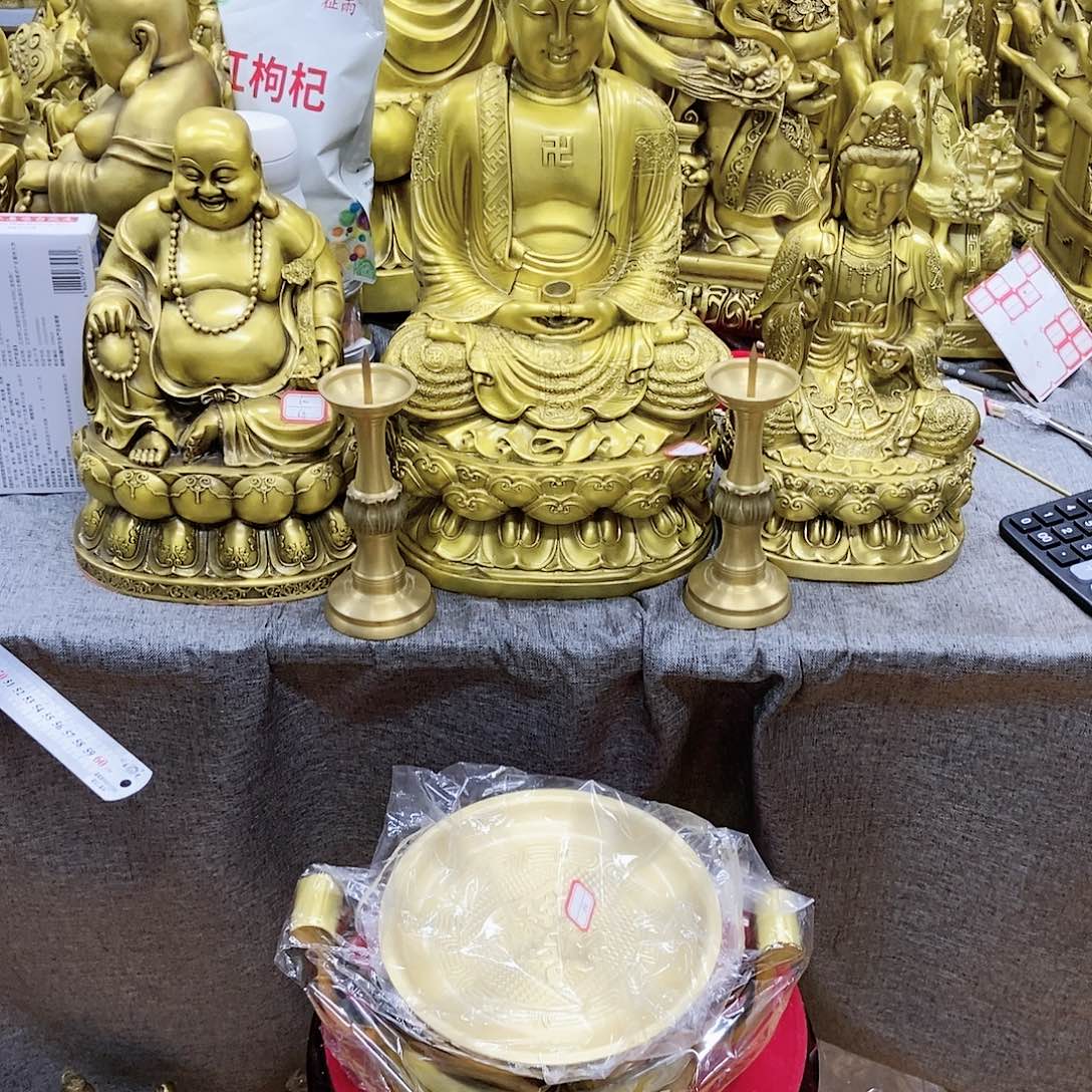【闪购商品】亭**厨39如来29观音26佛18炉18盘铜