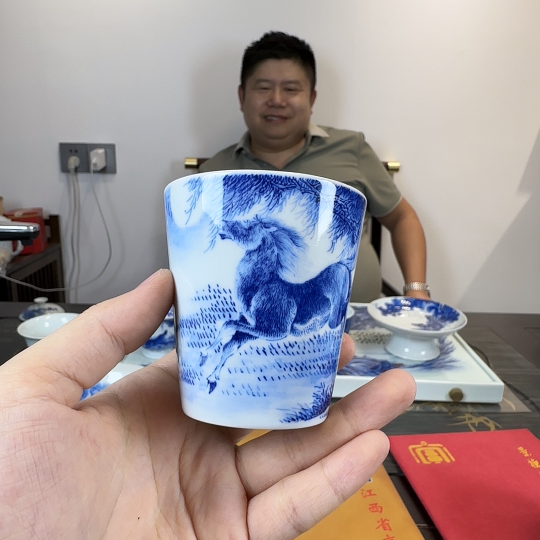摆件青花王步第四代：熊磊专场
