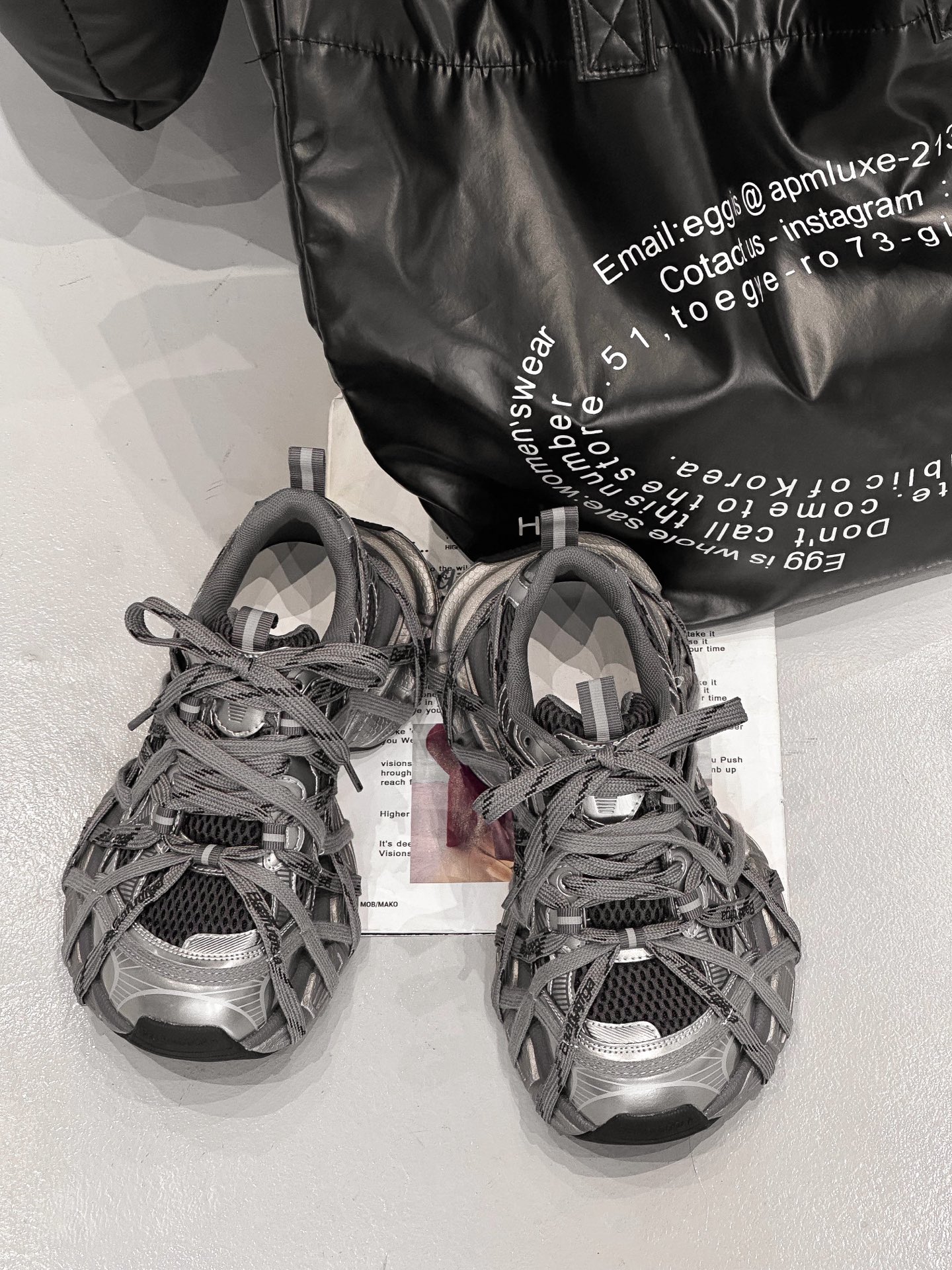 老爹鞋休闲鞋时尚运动鞋秋季秋冬ins高帮百搭复古做旧潮流网面