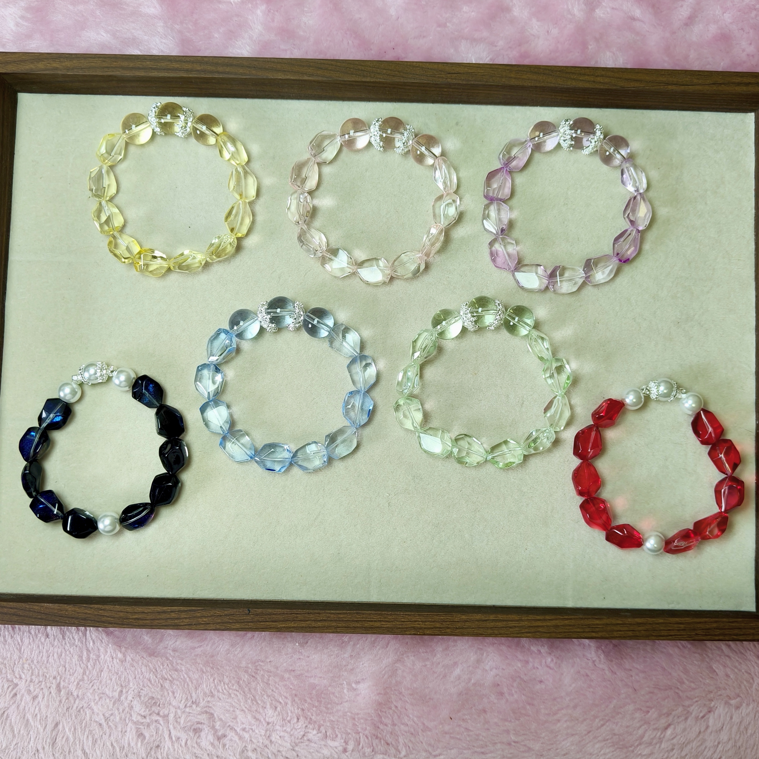 琉璃手串手链仙气精美原创设计手工串制Diy补差