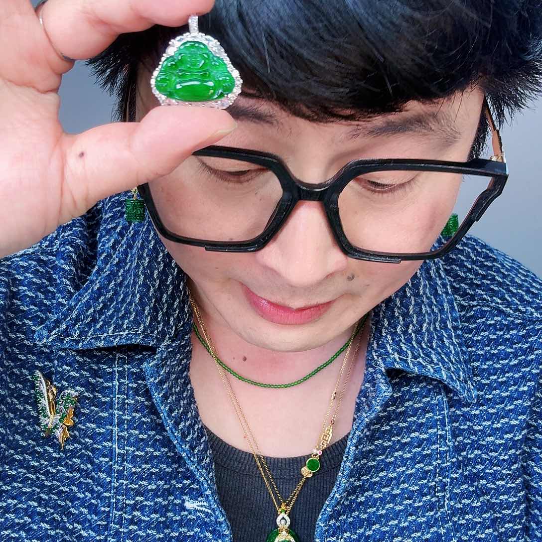 翡翠颈饰未镶嵌一个