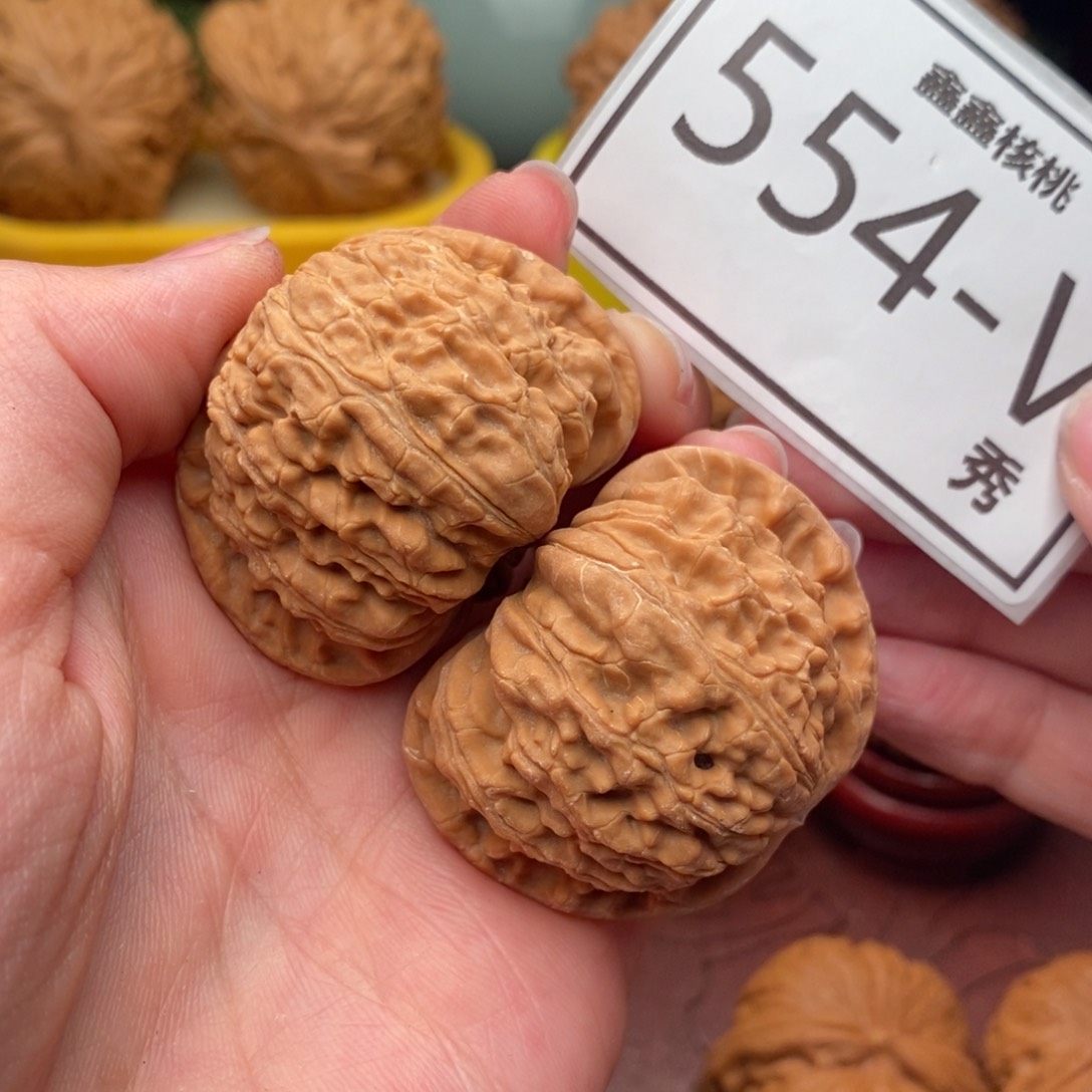 文玩核桃把件白狮41