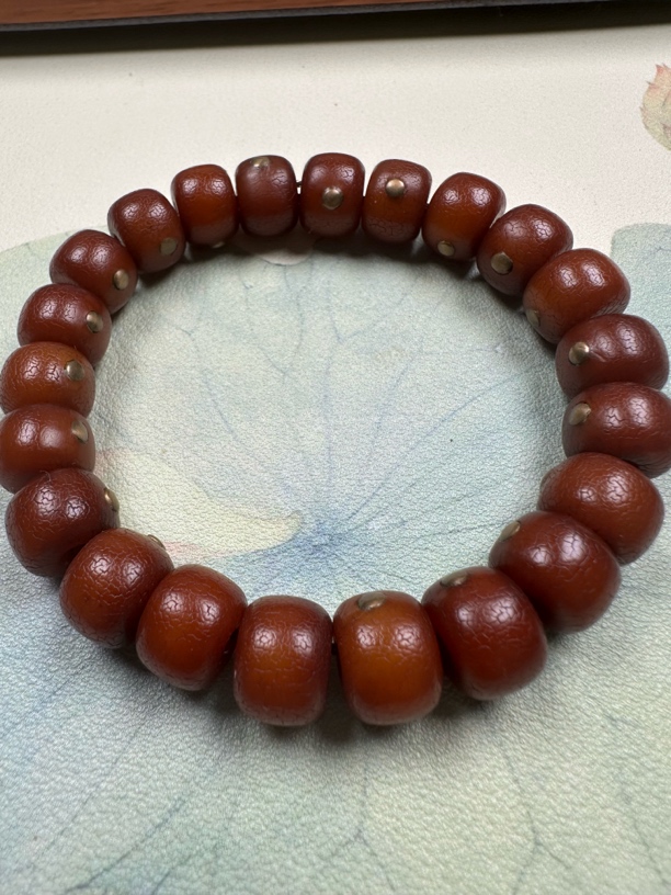 菩提根单圈手串规圆度好