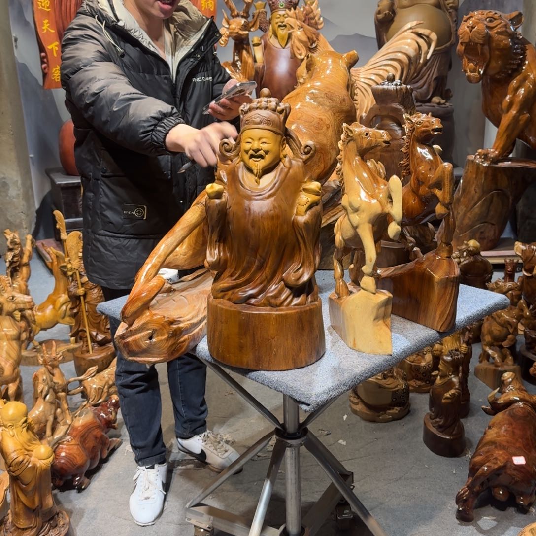 香樟木松*香樟木财神