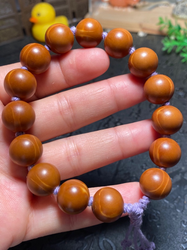 橄榄核小铁核1.3【正圆光珠】橄榄核文玩手串