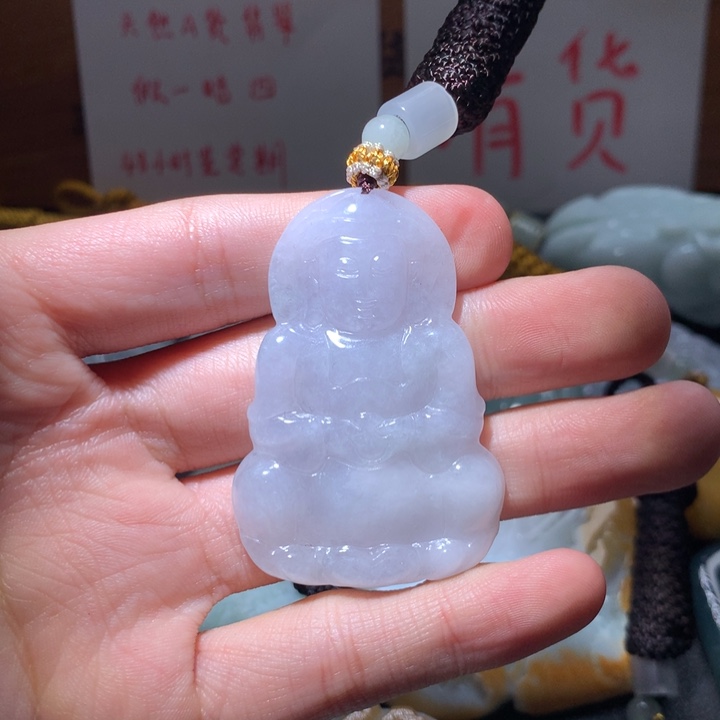 翡翠未镶嵌颈饰保真天然a货翡翠