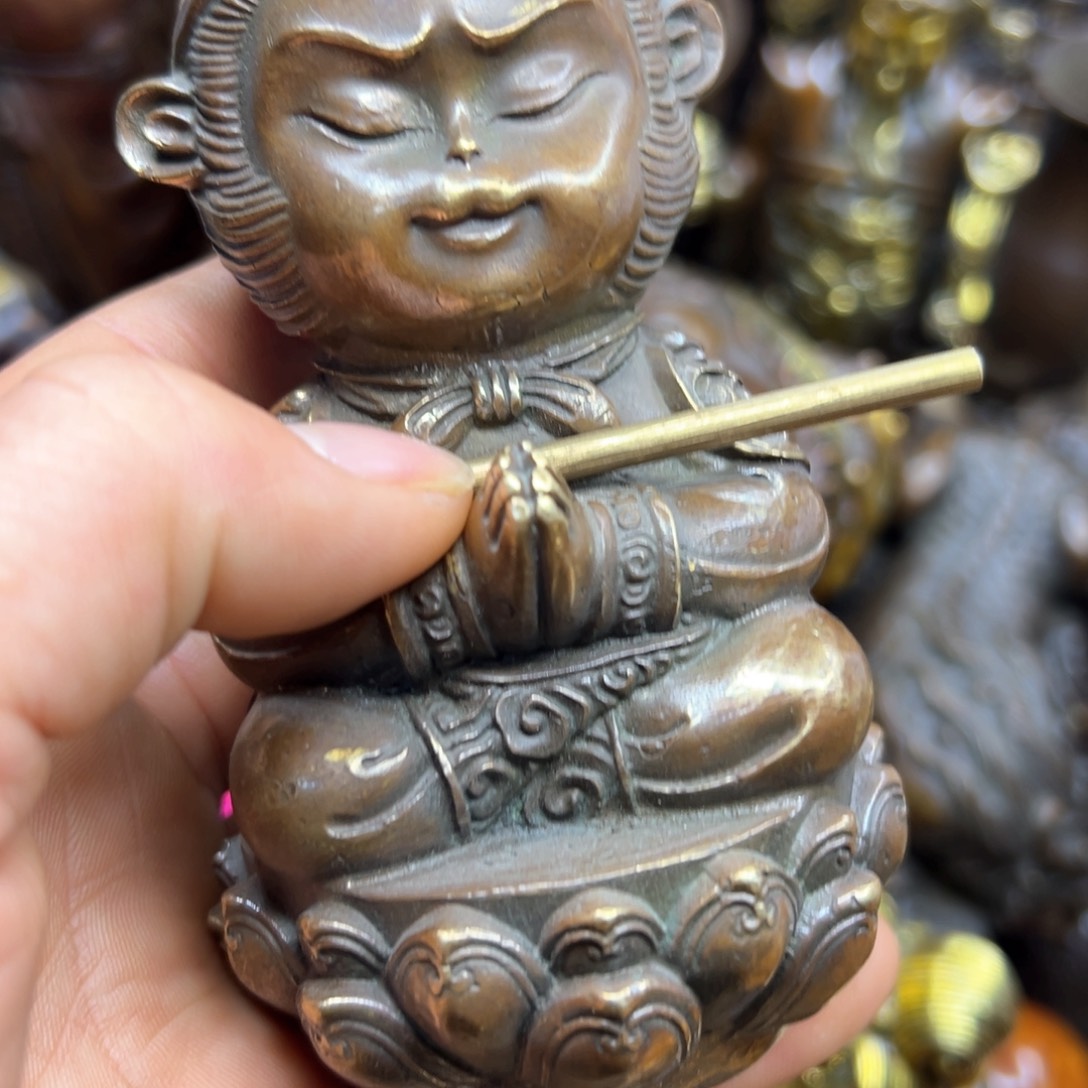 朝**拾铜摆件欢迎欢迎你