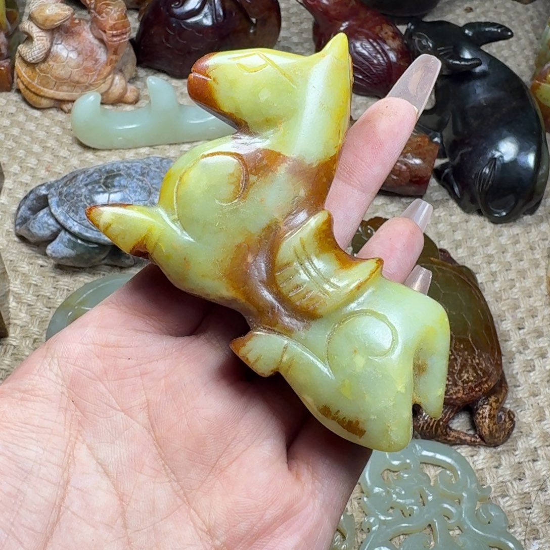 白玉菩提吊坠挂件