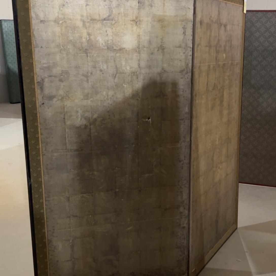 绘画屏风框画茶空间设计