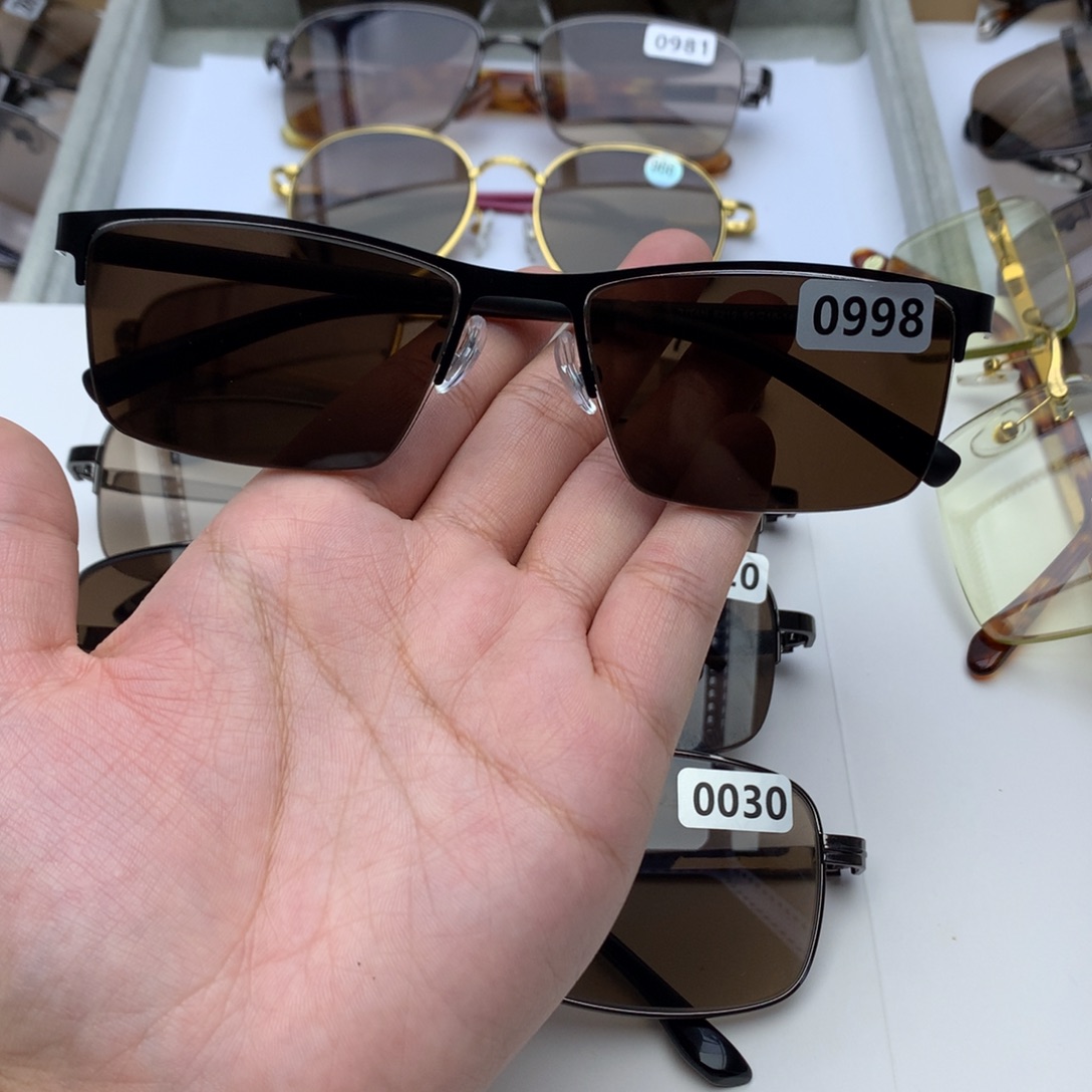 分体式半框茶水晶0998