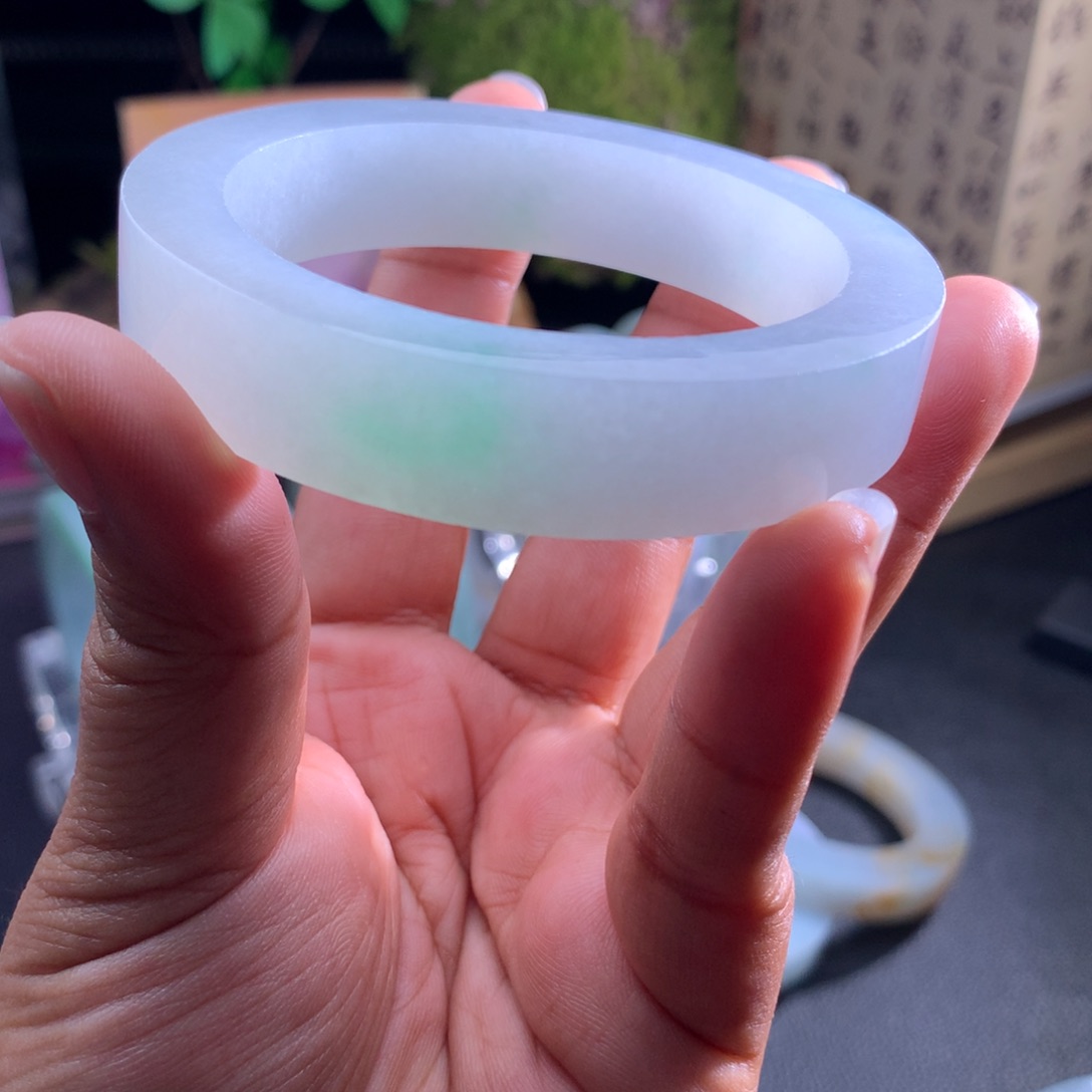定制翡翠手镯未镶嵌梁****生