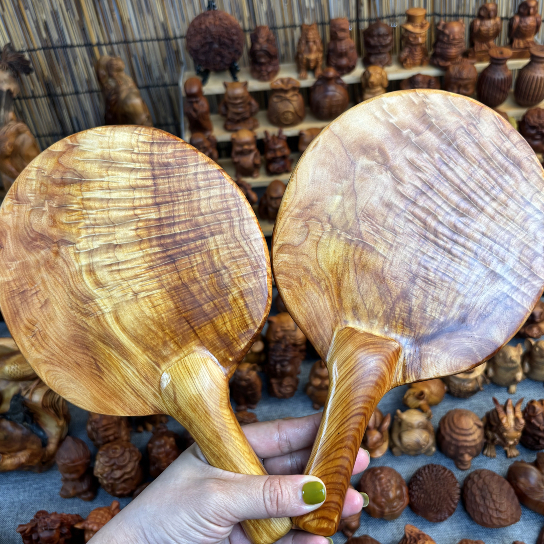 太行崖柏陈化料手把件