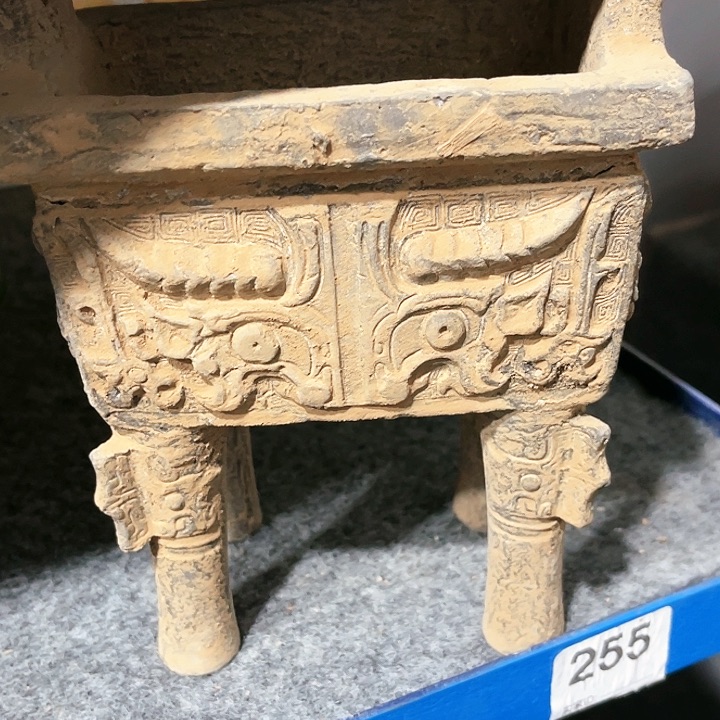 瓦当摆件摆件茶桌茶台陶瓷用**壮