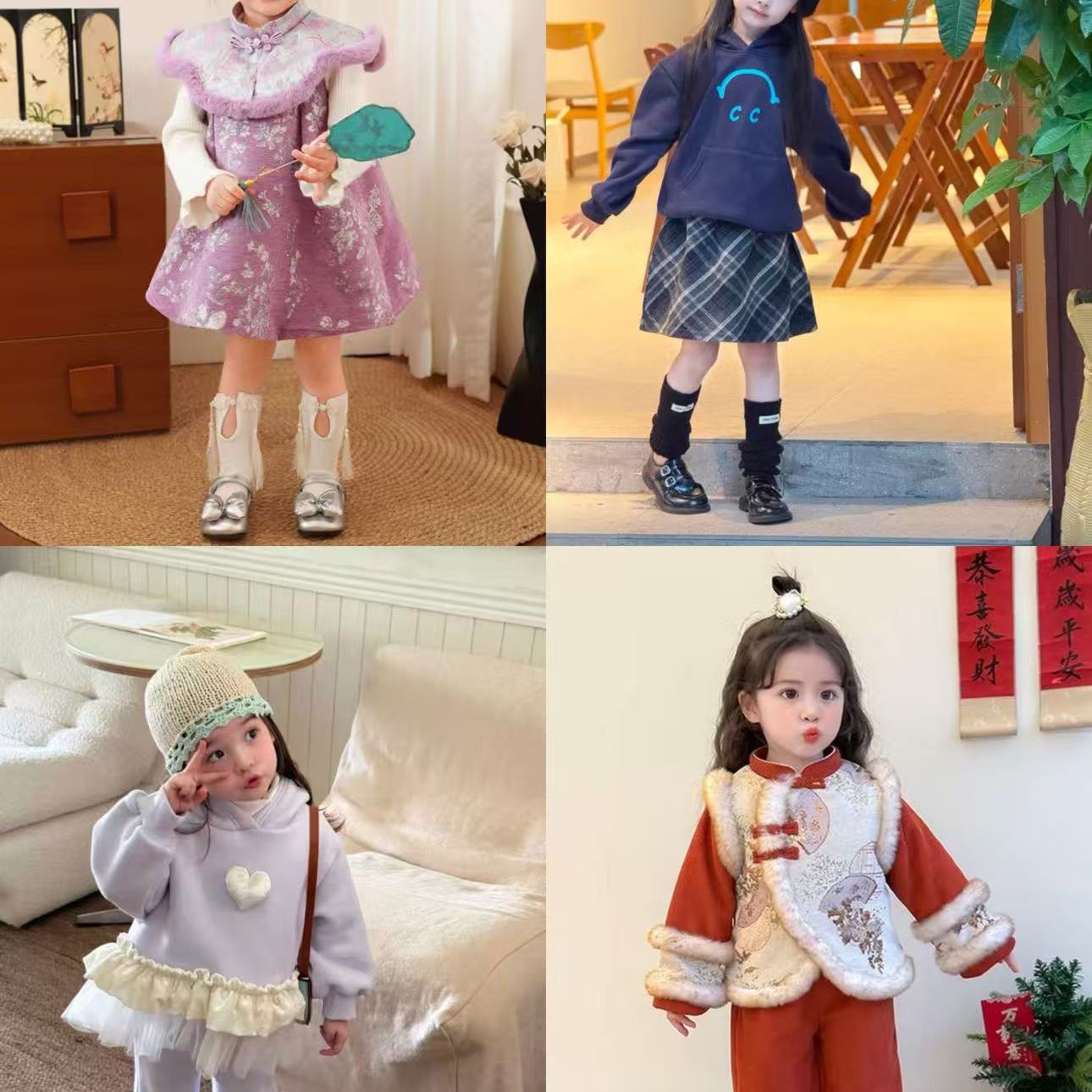【G700-G799】女童冬季外套单件马甲日常百搭款多巴胺色系