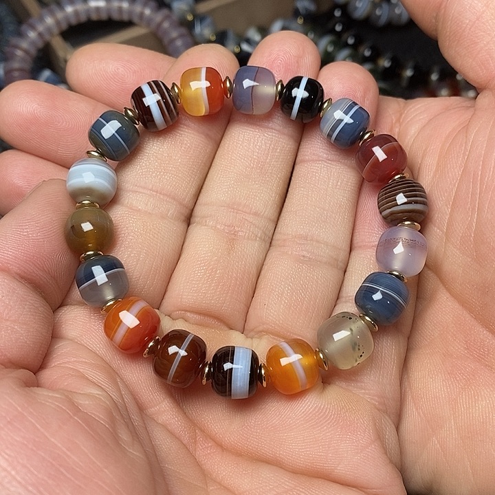 玛瑙/玉髓手链未镶嵌