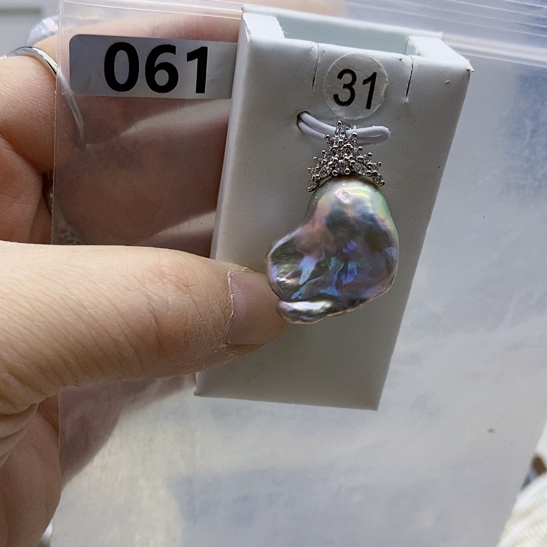 颈饰合金淡水珍珠