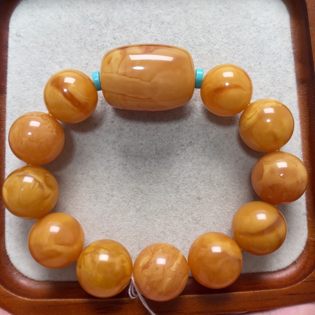 蜜蜡未镶嵌手串蜜蜡