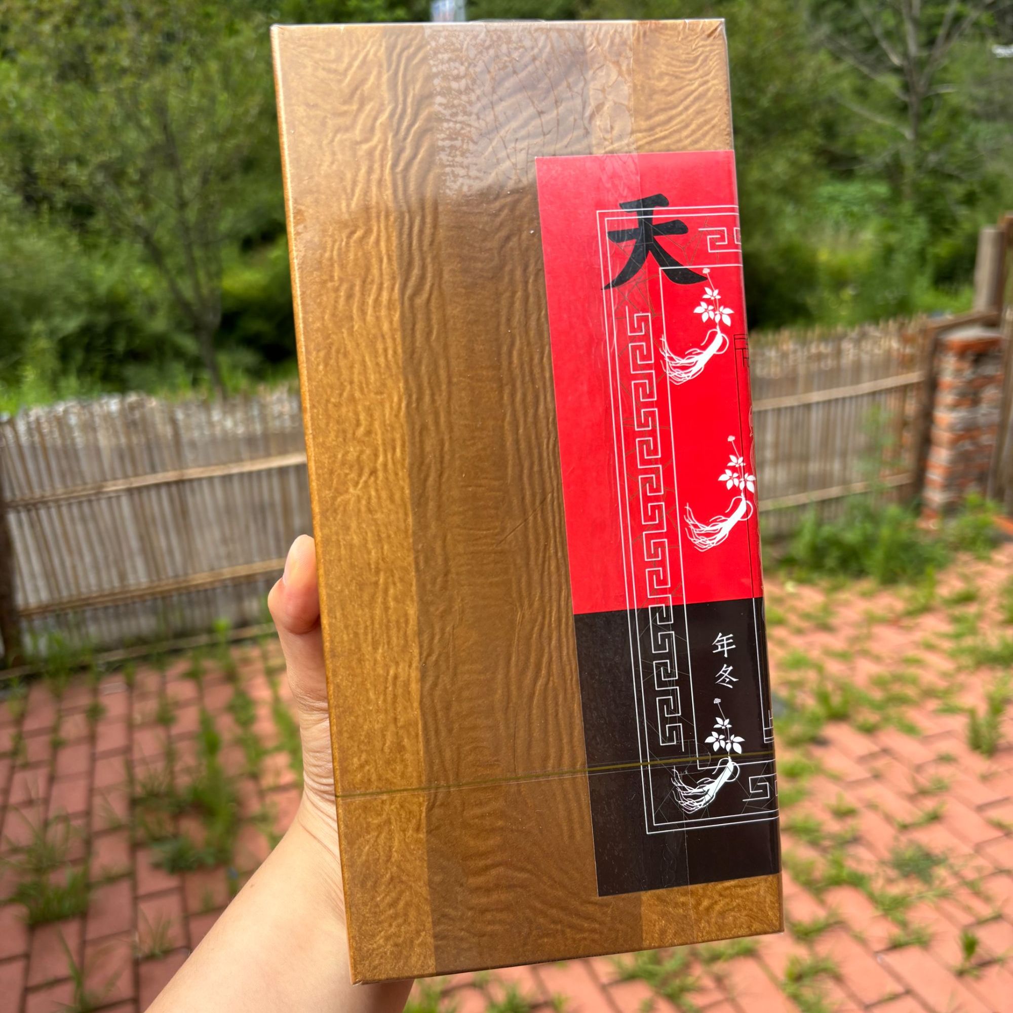 【书记推荐】 天字号黑参砖600g 足足一斤二两  农家土特产