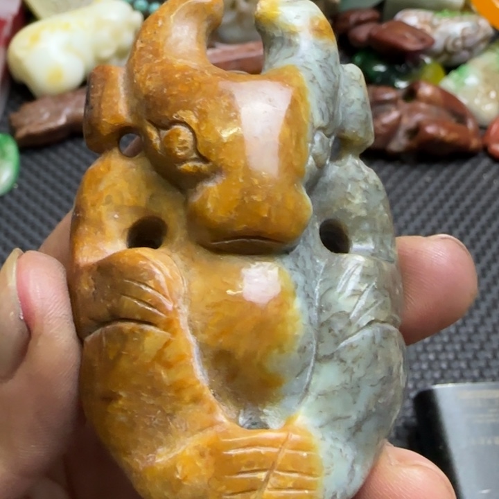 紫金钵盂菩提吊坠