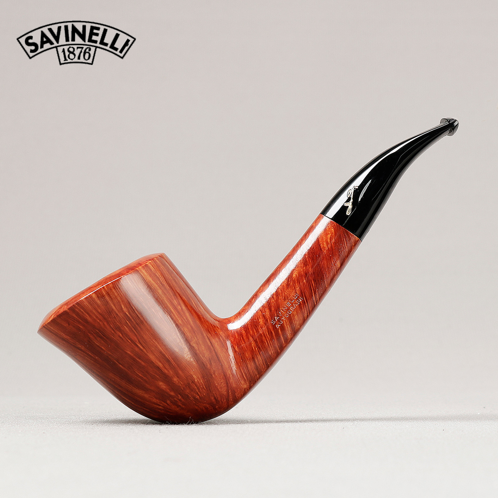 意大利 SAVINELL/沙芬 总裁签名 GR8 都柏林弯斗6MM 石楠木烟斗